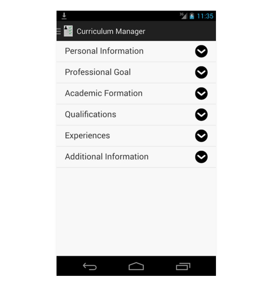 Free Curriculum Manager for amazing resumes