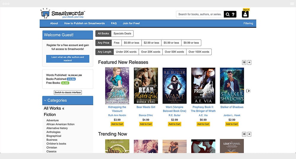 software outsourcing and ebook ecommerce website