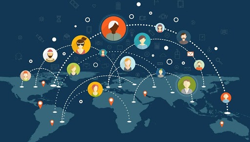 An illustration of operating offshoring models to multiple foreign countries in the world.