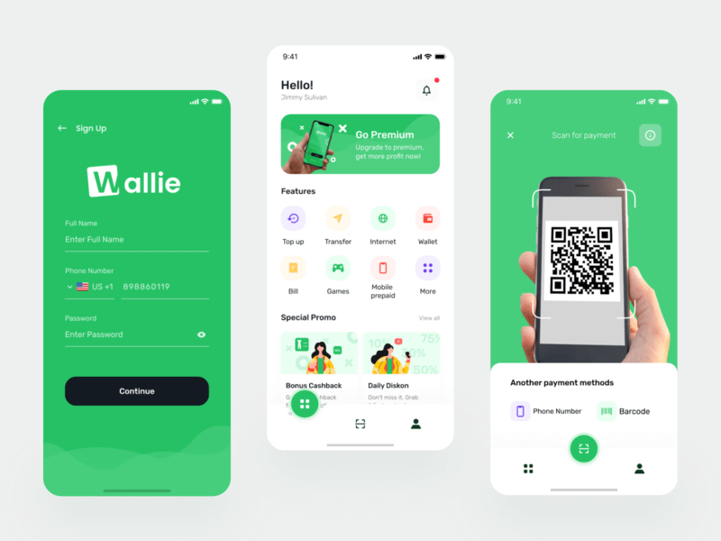 Digital Wallet (E-Wallet) App Ideas